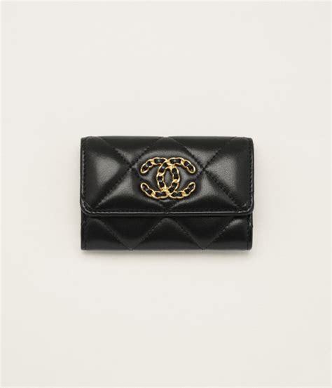 chanel store credit card|Chanel 19 flap card holder.